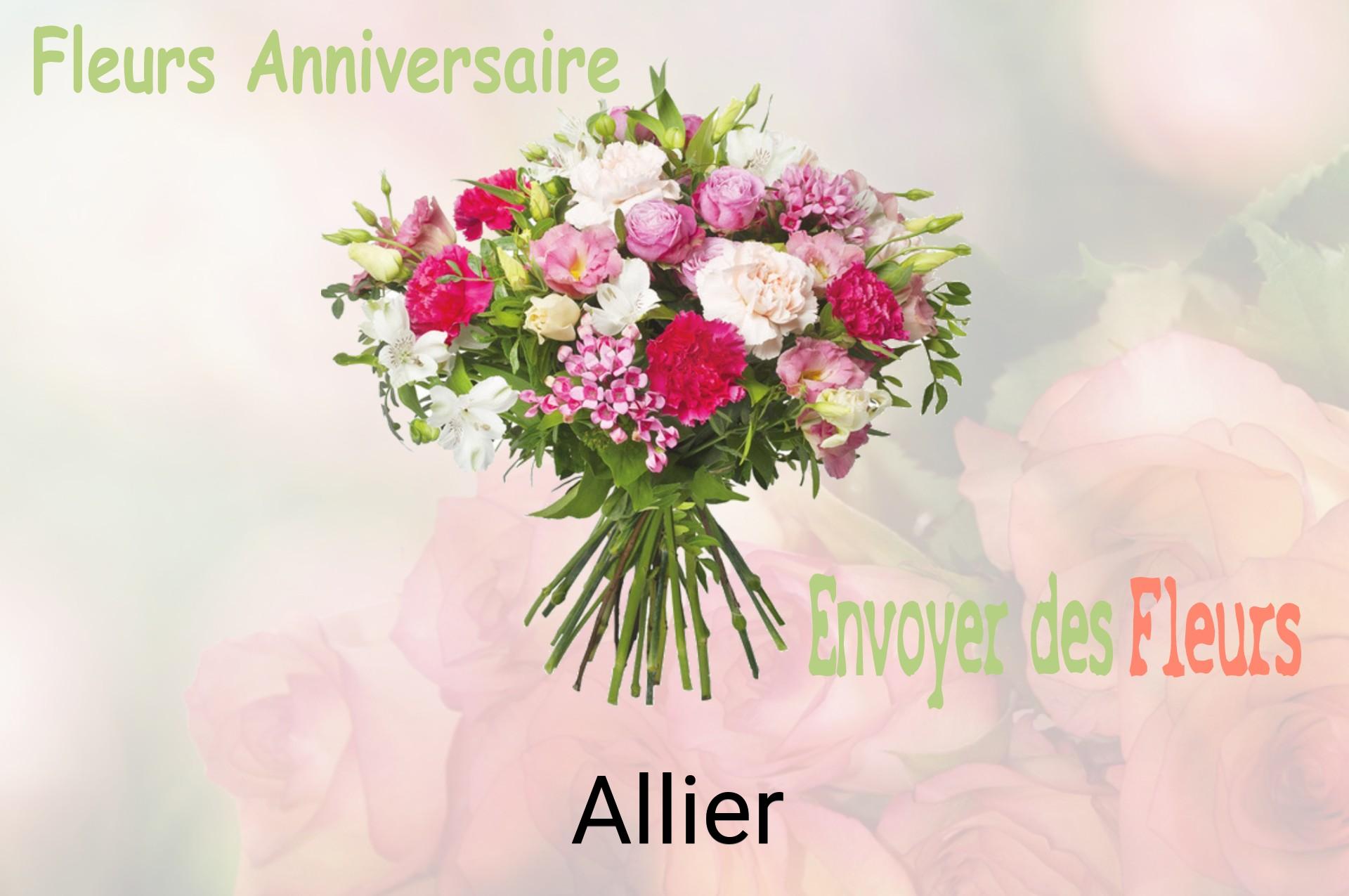 Bouquet de fleurs d’anniversaire livré à Allier
